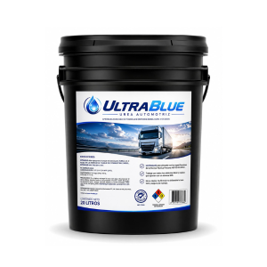 Balde 20 litros urea automotriz Ultrablue negro